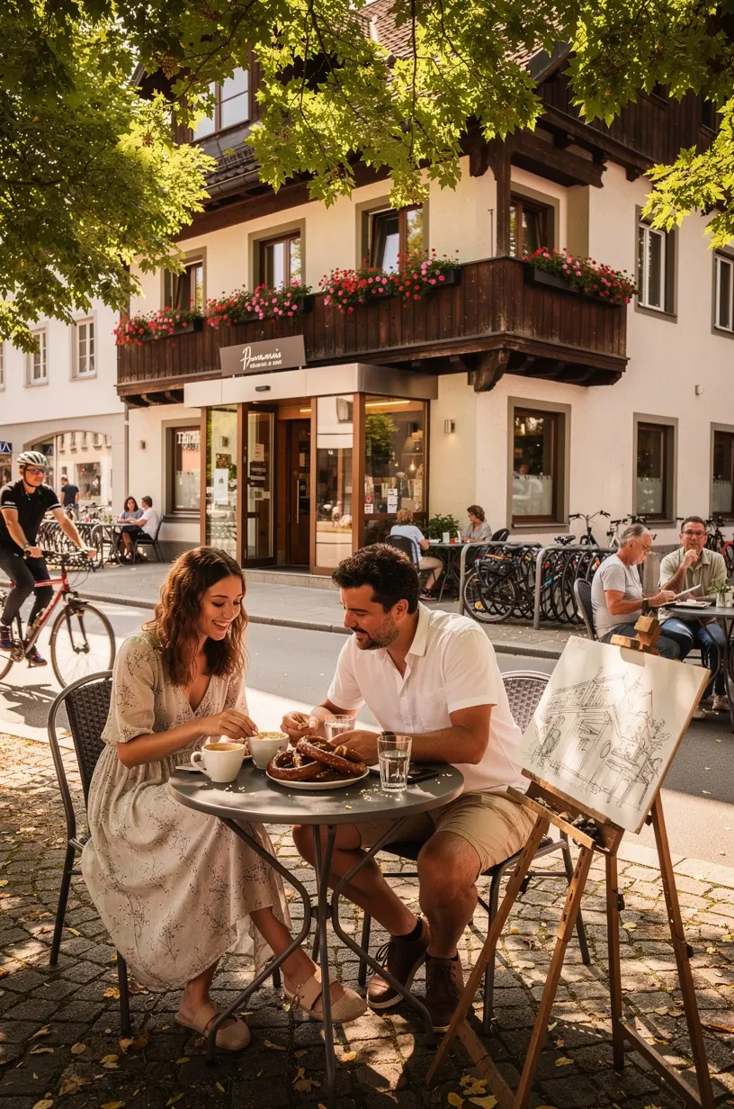 Übersichtliche Karte mit empfohlenen Wochenendrouten durch Deutschland, inklusive Transportmöglichkeiten, Sehenswürdigkeiten und gastronomischen Haltepunkten für eine realistische Zeitplanung.